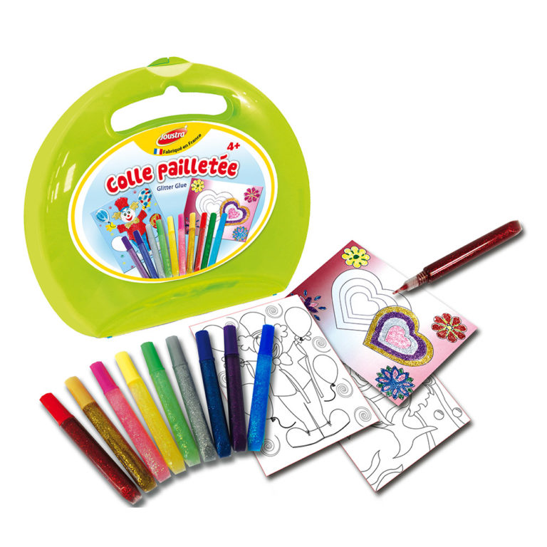 Joustra Maľovanie trblietavým gélom-detail