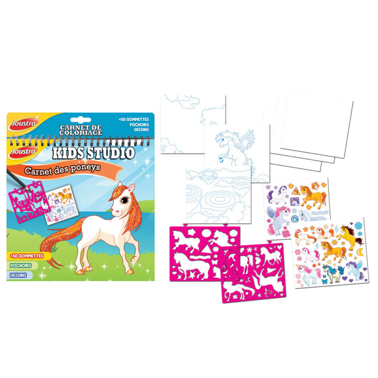 Joustra Kniha na kreslenia Poníky_detail
