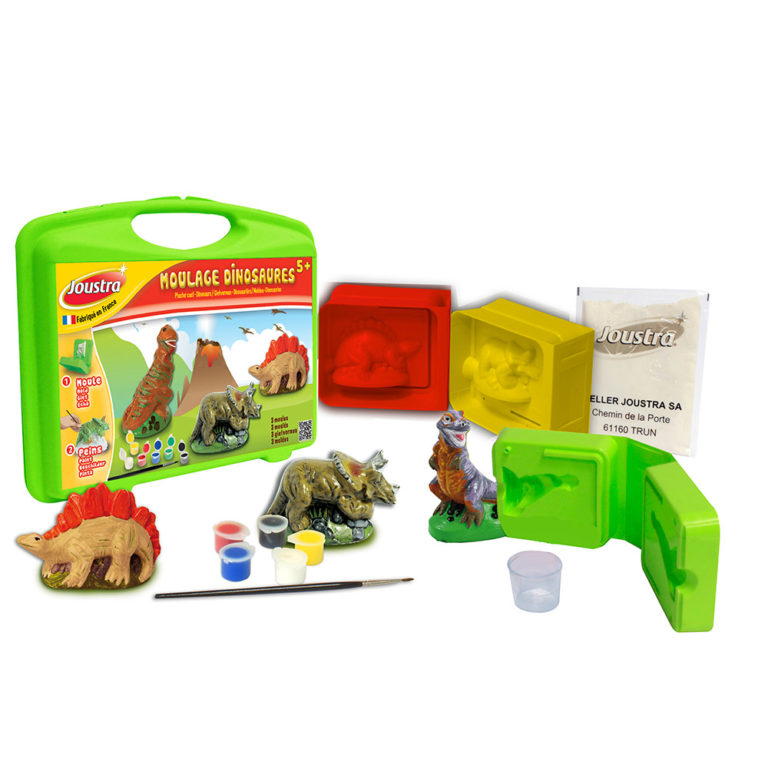 Joustra odlievame zo sadry Dinosaury-detail