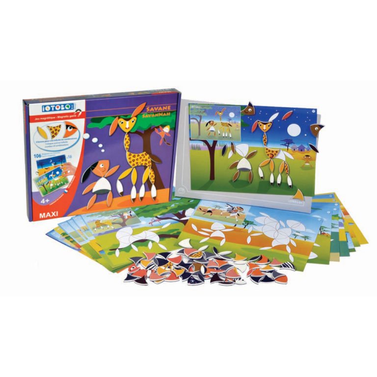 magnetická hračka iOTOBO Savanna 4+