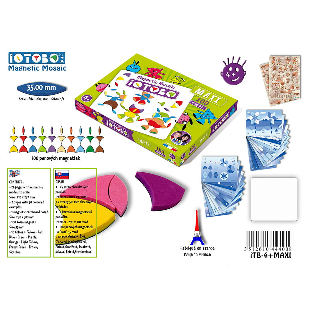 magnetická hračka iOTOBO Maxi 4+